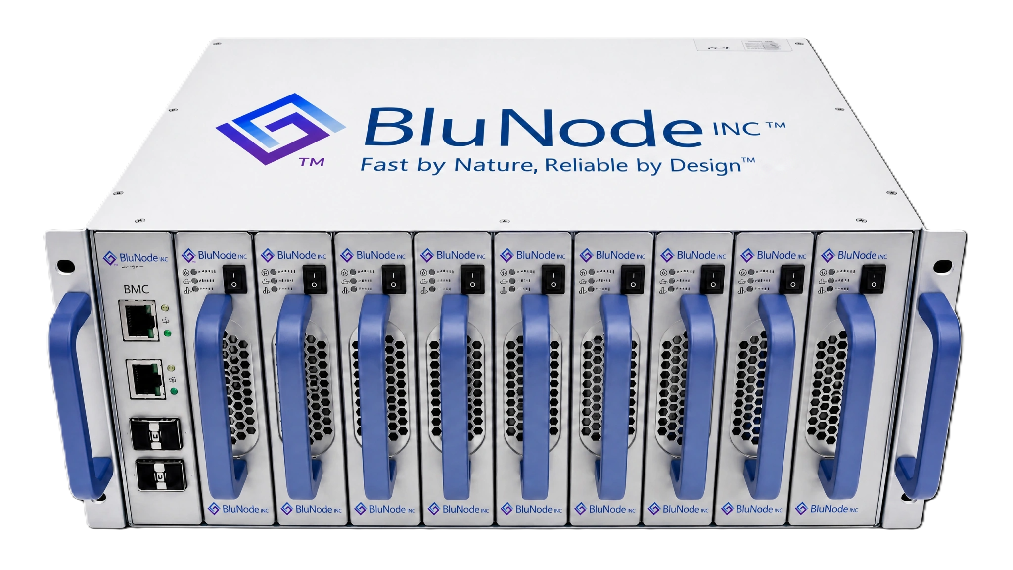 BluNode Power Shelf ORv3 800VDC for AI data center racks